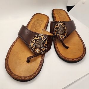 Rich handmade Brown Leather Sandals